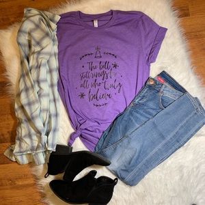 Bella Canvas Christmas Themed T-Shirt! Medium!